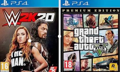 GRAND THEFT AUTO 5 (GTA 5) + WWE 2K20 (COMBO PACK)