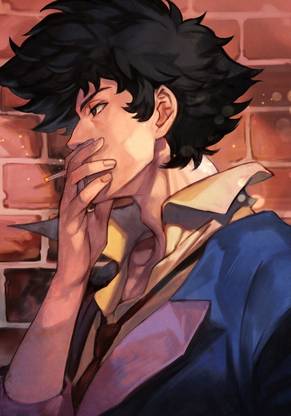 Spike Spiegel Cowboy Bebop Anime Series Hd Matte Finish Poster Paper Print
