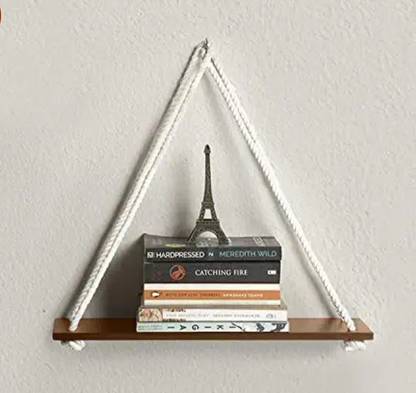 JANAKI SHOP वुडेन वॉल शेल्फ