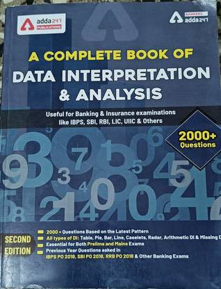 Adda A Complete Book Of Data Interpretation & Analysis