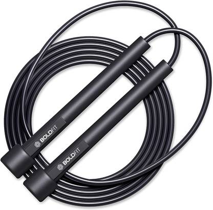BOLDFIT Skipping Rope For Men Gym Women Kids Adjustable Jump Freestyle Freestyle Skipping Rope