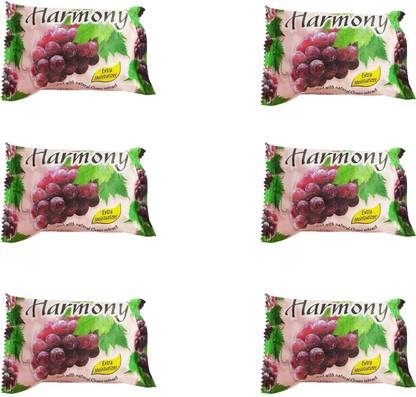Harmony Grape Extract Fruity Soap pack of 6pcs(75g)