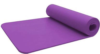 En ligne Yoga mat for Women and Workout Fitness Pilates and Meditation, Anti Tear & Slip Purple 4 mm Yoga Mat