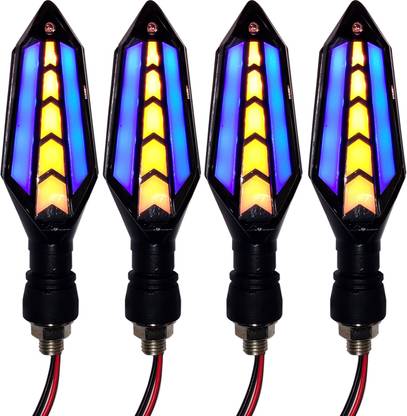 Pious Front, Rear LED Indicator Light for Hero Universal For Bike