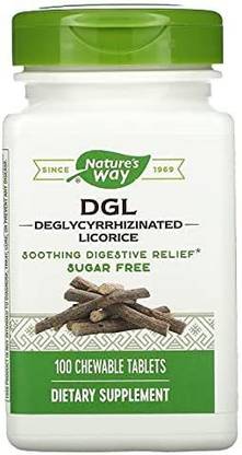 Nature's Way Enzymatic Therapy DGL Fructose-Free Sugarless Deglycyrrhizinated Licorice