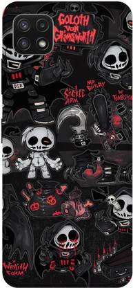 PICHKU Back Cover for SAMSUNG GALAXY A22 5G-SKULL,ROBOT,MUSIC,HEAD,PHONE,DEVIL