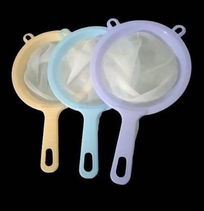 POLLYKING Filter Mesh Soy Milk Filter Compatible Kitchen Funnel for Filtering Juice, Wine Collapsible Strainer