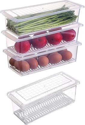 DEEJET Plastic FRIDGE BASKET Storage Basket