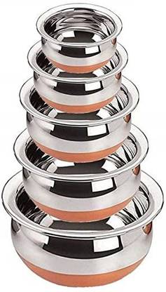 Krishna Marketing Induction Bottom Non-Stick Coated Cookware Set