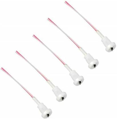 WHO 5 Pcs Micro USB Connector Female Panel Mount Electronic Components Electronic Hobby Kit