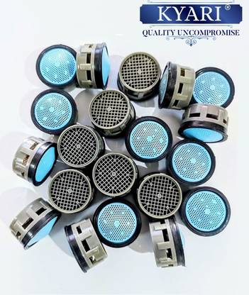 Kyari PVC Aerator Foam Flow High-Pressure Water Tap Replacement ( PACK OF, 20 Piece ) Aerator Foam Flow Faucet