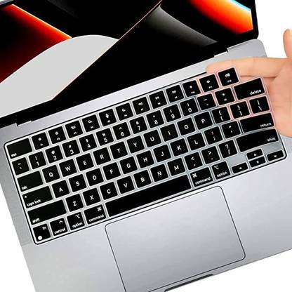 RHYO A2338, A2289, A2251,A2141 Keyboard Protector Waterproof Skin (Black) Keyboard cover A2338, A2289, A2251,A2141 Keyboard Skin