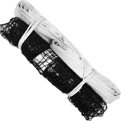 Dinetic Sports 4 Side Tape Tournament Nylon Badminton Net (Brown) Badminton Net