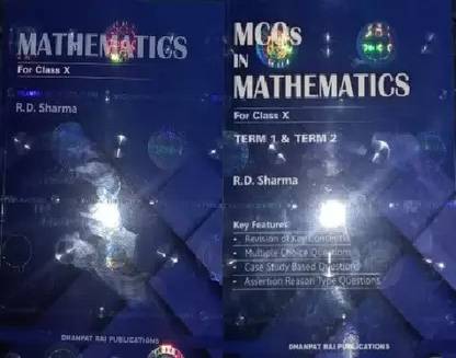 MATHEMATICS FOR Class X (10th) New Editions Free MCQs Practices Set Term 1 & 2 By R D Sharma Paperback 2022 (Paperpack, R D Sharma)