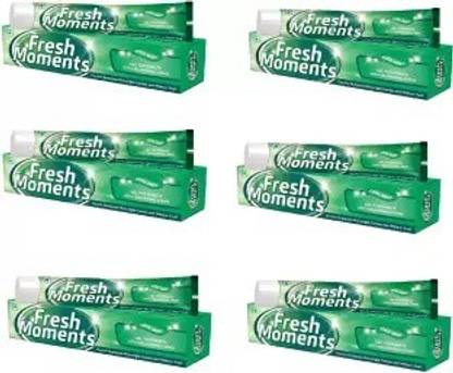 Modicare Fresh Moment Toothpaste Green (100 g each, Pack of 6), Green Toothpaste