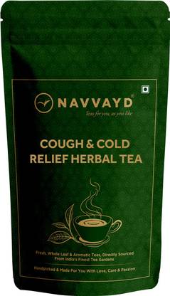 Navvayd Cough And Cold Relief Herbal Tea Green Tea Pouch