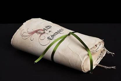 Weta Workshop Mini Prop Replica - Lord of The Rings - Contract of Bilbo Baggins