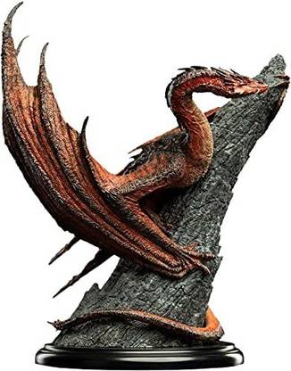 Weta Workshop The Hobbit Trilogy: Smaug The Magnificent Polystone Mini Statue, Multicolor
