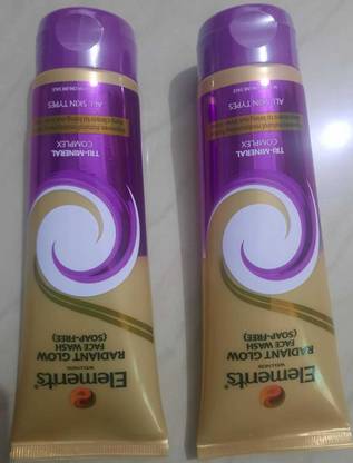 Elements WELLNESS radiant glow face wash