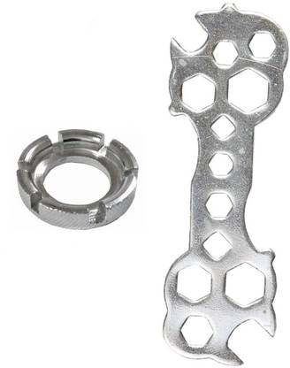 IndiaLot Bicycle Tool Kit Cycle 13 Spanner With 6 Way Spoke For Maintenance Bicycle Brake Disk