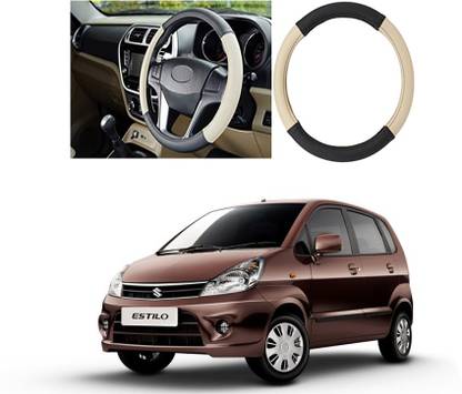 Etradezone Hand Stiched Steering Cover For Maruti Zen Estilo