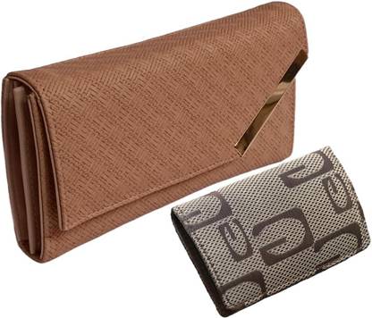 Ridhivridhi Leather Walet with Metal Visiting Credit/Debit Men Women Combo 20 Card Holder