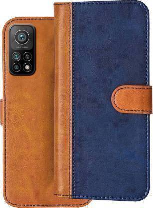 Luxury Counter Flip Cover for Xiaomi Mi 10T Pro 5G / Mi 10T 5G Premium Quality |Dual Stiched | Back Cover