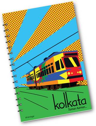 Desi Feriwala Kolkata A5 Notebook Unruled 100 Pages