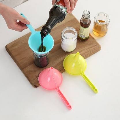 Maleka High Quality Plastic powder funnel 100 mm (Pack of 1) Plastic Funnel Plastic Funnel