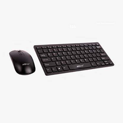 ADNet AD-515 Wireless Standard Multi-device Keyboard Compatible with Desktop, Laptop, Mac