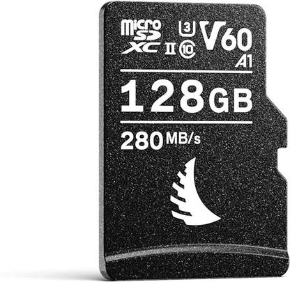 Angelbird ?AVP128MSDV60 AV PRO Micro SD 128GB V60 128 GB MicroSDXC Class 10 280 MB/s  Memory Card Compatible with Camera
