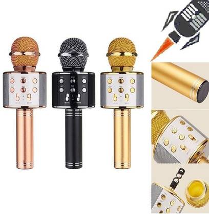 Bashaam JK919/ WS858 LATEST Bluetooth Microphone Handheld color may very(pack of 1) Microphone