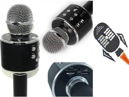 Bashaam JK911/ WS858 ADVANCE Bluetooth Microphone For Singing color may very(pack of 1) Microphone