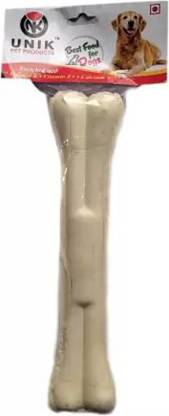 Unik Calcium Pressed Bone 1 Piece, Bone Size 8 Inch_ Mutton Dog Chew