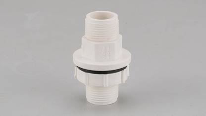 Manglam Wholesaler TANK CONNECTOR 1/2" inch LEAD FREE and harmfree upvc (PACK OF 5) 2-Way Coupling Pipe Joint