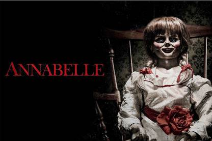 Wall Poster Of "Annabelle" Movie Series|Decorative Wall Poster For Kids Room, Living Area, Kindergarten, Hostels|Wall Decor|Pack Of 1|Poster For Wall Decoration Paper Print