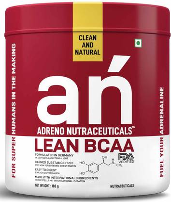 ADRENO NUTRACEUTICALS Lean Muscles Growth & Enhance Performance | 1g FAT Burn Complex (ISLAND PUNCH) BCAA