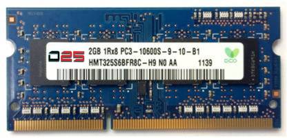 D25 HIGH QUALITY 2 GB DDR3 1333MHz (1066) LAPTOP RAM With 3 Year Warranty DDR3 2 GB (Dual Channel) Laptop (2GB DDR3 1333Mhz (1066) LAPTOP RAM Compatible For Hynix & Kingston Ram)