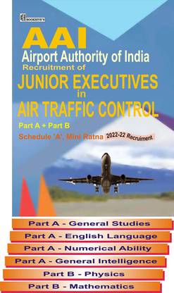 AAI Junior Executive In ATC (Air Traffic Control) 2022 Part A And B (Set Of 6 Books)