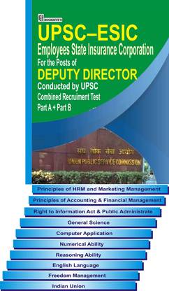 ESIC Deputy Director (UPSC) Recruitment 2022 (Set Of 10 Books)