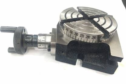 Bliudskill Rotary Table 3" Inch/80 mm Horizontal - Vertical for Milling Stubby Screwdriver