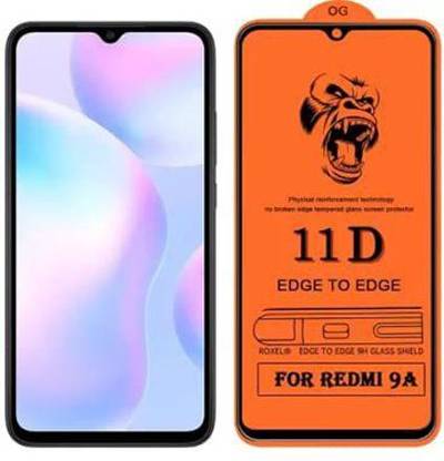 ReliableTech Edge To Edge Screen Guard for Xiaomi REDMI 9A (11D Tempered Glass)