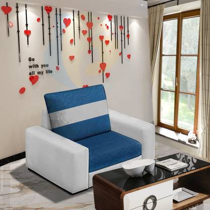 MintCasa sofa set Odina Fabric 1 Seater  Sofa