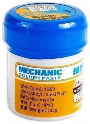 wroughton 35 gram Soldering Paste Solder Flux For Easy Welding and SMD & PCB Repair Rework 0 W Simple
