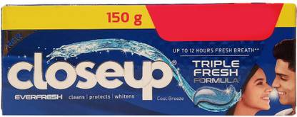 Closeup BLUE Toothpaste Toothpaste