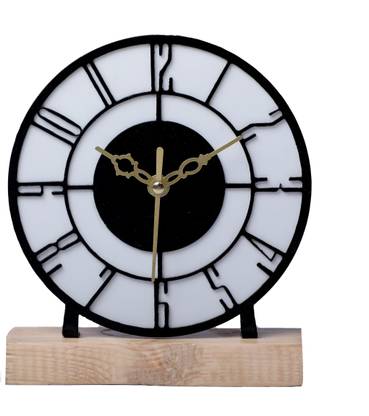 BHARAT TIMES Analog Black Clock