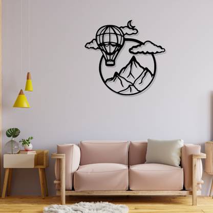 Artrooms Hot Air Balloon Metal Wall Art - Wall Decoration | Wall Hanging