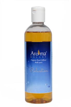 Aroma Galaxy Relaxation Refill 100% Pure & Natural Relaxation Fragrance Reed Diffuser Oil - Home Fragrance for Calming Effect, Aromatherapy and Spa - 200 ml Reed Diffuser Refill Bottle