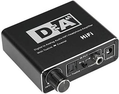 Etzin Digital Optical Coaxial Toslink to Analog RCA Audio Converter -TV HiFi 20 W AV Power Amplifier