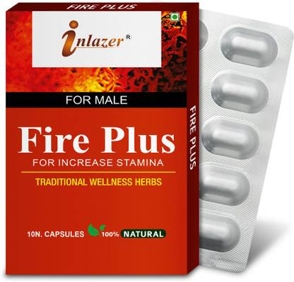 inlazer Fire Plus Capsule Sex Capsule , Increases Thicker Harder Orgasm & Power